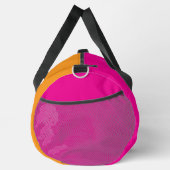 Personalisieren Sie Ihre Initialen Orange HighTop- Duffle Bag (Rechts)