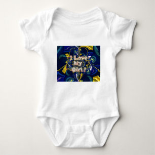 Personalisieren Sie Ihre Liebe Unendlichkeit: Ich  Baby Strampler