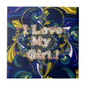 Personalisieren Sie Ihre Liebe Unendlichkeit: Ich Fliese (Vorderseite)