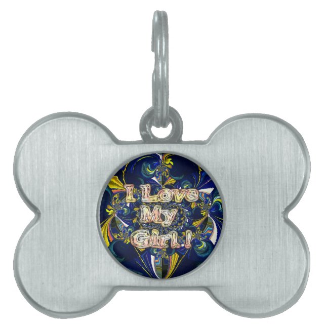 Personalisieren Sie Ihre Liebe Unendlichkeit: Ich  Tiermarke (Vorderseite)