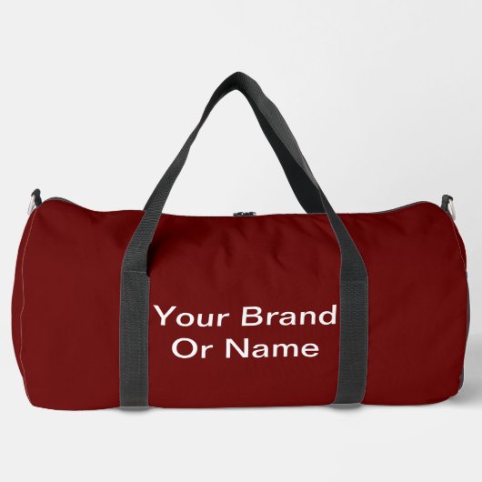 Personalisieren Sie Ihre Marke oder Ihren Namen du Duffle Bag (Vorderseite)