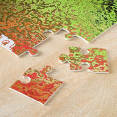 Personalisieren Sie Ihre Namen Shades Orange & Gre Puzzle (Seite)