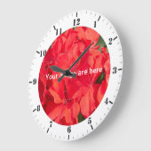 Personalisieren Sie Ihre persönlichen Daten mit St Große Wanduhr (Winkel)