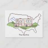 Personalisieren Sie Ihre Reise-Visitenkarte Visitenkarte (Vorderseite)