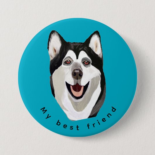 Personalisieren Sie Ihre Schaltfläche mit Foto/Tex Button (Vorderseite)