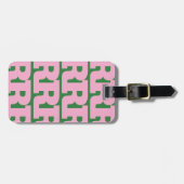 Personalisieren Sie Ihren Brief, Fettes Monogramm- Gepäckanhänger (Vorderseite horizontal)