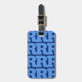 Personalisieren Sie Ihren Brief, Fettes Monogramm- Gepäckanhänger