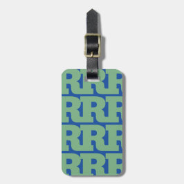 Personalisieren Sie Ihren Brief, Fettes Monogramm- Gepäckanhänger