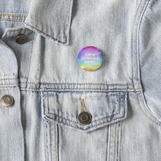 Personalisieren Sie Ihren eigenen Regenbogen Button (Beispiel)