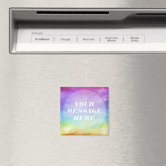 Personalisieren Sie Ihren eigenen Regenbogen Magnet (In Situ (Geschirrspüler))