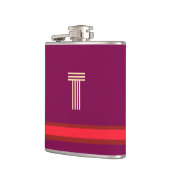 Personalisieren Sie Ihren ersten Wein + Roter Stre Flachmann (Links)