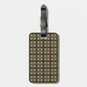 Personalisieren Sie Ihren Gepäckanhänger mit Leder (Rückseite vertikal)