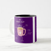 Personalisieren Sie Ihren Morgen mit einer benutze Zweifarbige Tasse (Vorderseite Links)