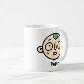 Personalisieren Sie Ihren Namen mit einem lustigen Kaffeetasse (VorderseiteRechts)