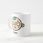 Personalisieren Sie Ihren Namen mit einem lustigen Kaffeetasse (Vorderseite Links)