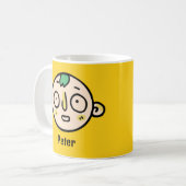Personalisieren Sie Ihren Namen mit einem lustigen Kaffeetasse (Vorderseite Links)