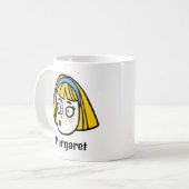 Personalisieren Sie Ihren Namen mit einem lustigen Kaffeetasse (Vorderseite Links)