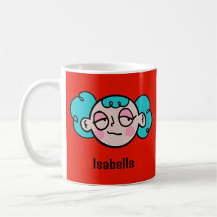 Personalisieren Sie Ihren Namen mit einem lustigen Kaffeetasse