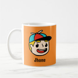 Personalisieren Sie Ihren Namen mit einem lustigen Kaffeetasse