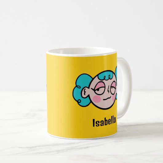 Personalisieren Sie Ihren Namen mit einem lustigen Kaffeetasse (VorderseiteRechts)