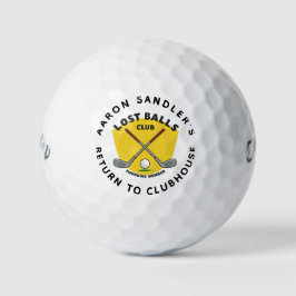 Personalisieren Sie Ihren Namen verloren Balls Clu Golfball