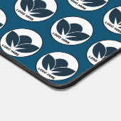 Personalisieren Sie Ihren Schreibtisch: Navy Blue Schreibtischunterlage (Ecke)