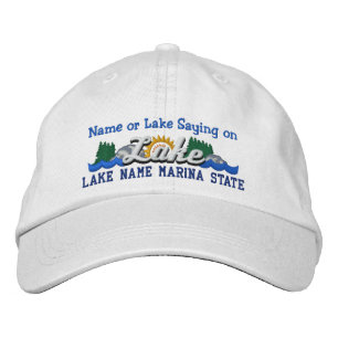 Personalisieren Sie Ihren Stickereinamen LAKE oder Bestickte Baseballkappe