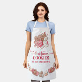 Personalisieren Sie Ihren Text, Weihnachts-Cookies Schürze (Getragen)