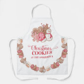 Personalisieren Sie Ihren Text, Weihnachts-Cookies Schürze (Vorderseite)