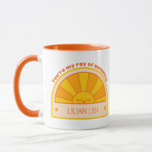 Personalisieren Sie im Retro-Vintage-Stil 'You Are Tasse