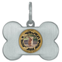 Personalisieren Sie Imitate Gold Leaf auf Black Lo