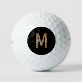 Personalisieren Sie Individuelle Name Monogram Tit Golfball