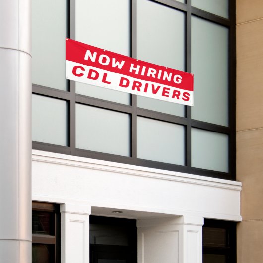 Personalisieren Sie jetzt CDL-Treiber für jeden Jo Banner (Äußeres Gebäude)