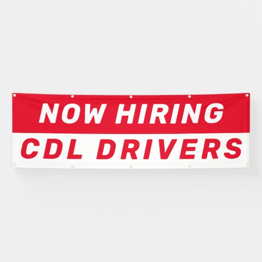 Personalisieren Sie jetzt CDL-Treiber für jeden Jo Banner (Horizontal)