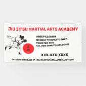 Personalisieren Sie Jiu Jitsu Martial Arts School  Banner (Horizontal)
