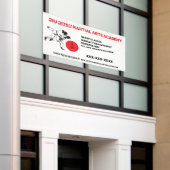 Personalisieren Sie Jiu Jitsu Martial Arts School  Banner (Äußeres Gebäude)