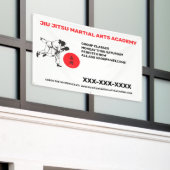 Personalisieren Sie Jiu Jitsu Martial Arts School  Banner (Äußeres Gebäude)