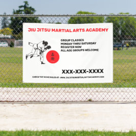 Personalisieren Sie Jiu Jitsu Martial Arts School  Banner
