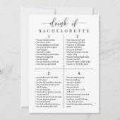 Personalisieren Sie Junggeselinnen-Abschied Drinks Einladung (Vorderseite)