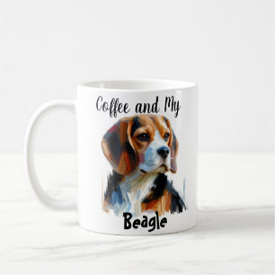 Personalisieren Sie Kaffee und meinen Beagle Niedl Kaffeetasse