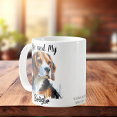 Personalisieren Sie Kaffee und meinen Beagle Niedl Kaffeetasse