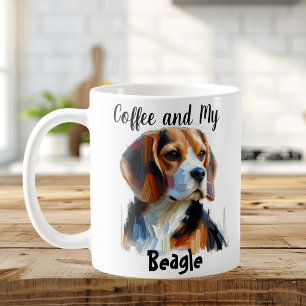 Personalisieren Sie Kaffee und meinen Beagle Niedl Kaffeetasse