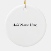 Personalisieren Sie Kardinal Ornament (Hinten)