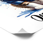 Personalisieren Sie Katzen in einer einheitlichen  Fotodruck (Ecke)