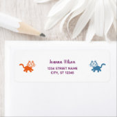 Personalisieren Sie Katzen Niedlich moderne Rückse (Insitu)