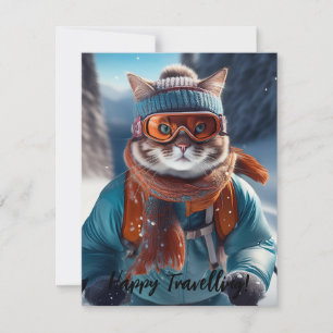 Personalisieren Sie Katzen-Skiing auf den schneebe
