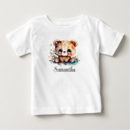 Personalisieren Sie Kinderzimmer Kids Room Bear Cu Baby T-shirt