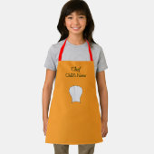 Personalisieren Sie Koch Kids Orange Craft Schürze (Insitu)