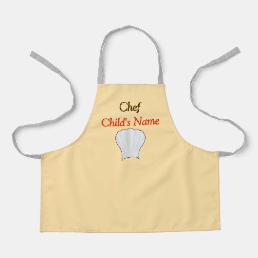 Personalisieren Sie Koch Kinder Cremekunst Schürze (Vorderseite)