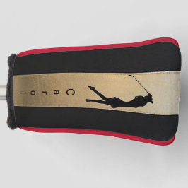 Personalisieren Sie Lady Silhouette Putter Golf He Headcover